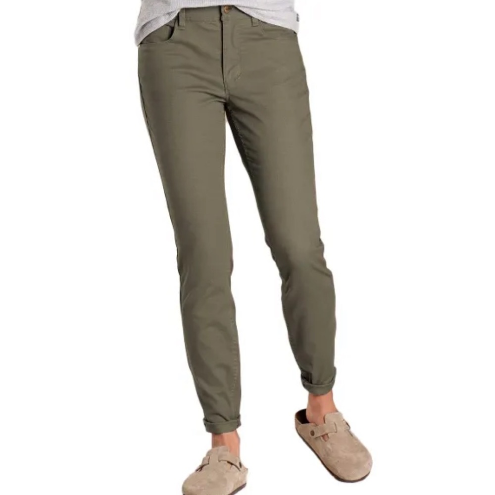 Toad&Co Flextime Skinny Sage Green Pants